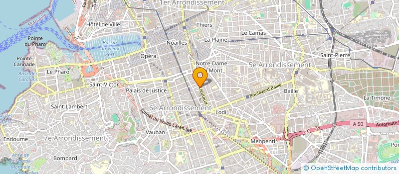 localisation de l'entreprise SERVICES PUBLICS LAB' à MARSEILLE