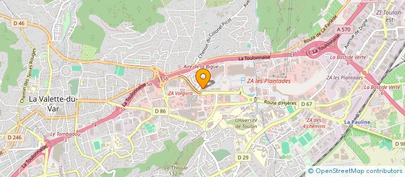 localisation de l'entreprise SERVICES RECHERCHES INFORMATIQUES  LA VALETTE-DU-VAR