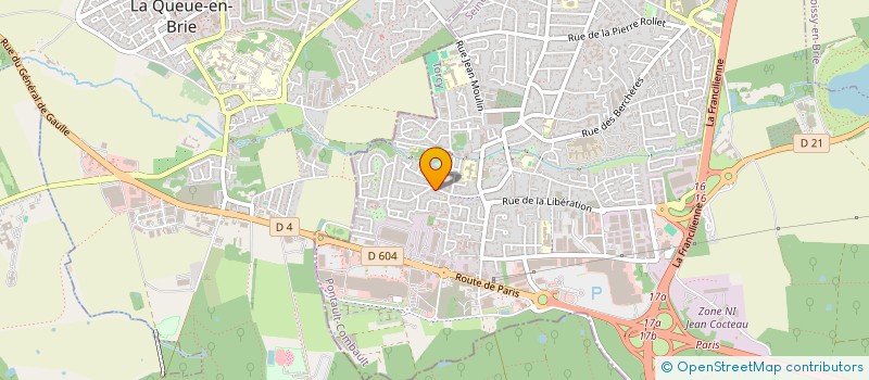 localisation de l'entreprise SERVICES REMORQUAGES DEPANNAGES 77 à PONTAULT-COMBAULT