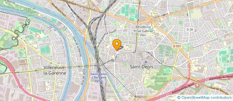 localisation de l'entreprise SERVICES RETOUCHES  SAINT-DENIS