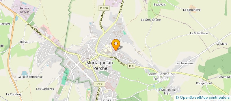 localisation de l'entreprise SERVICES RIVA TRANSPORTS à MORTAGNE-AU-PERCHE