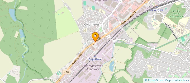 localisation de l'entreprise SERVICES RP à COIGNIERES