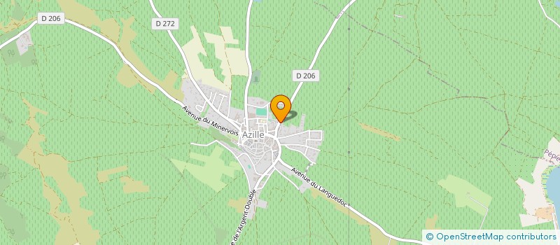 localisation de l'entreprise SERVICES SALARIES ENTREPRISES  AZILLE