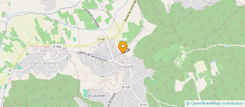 localisation de l'entreprise SERVICES SECURITE INCENDIE LANGUEDOC à LANGLADE