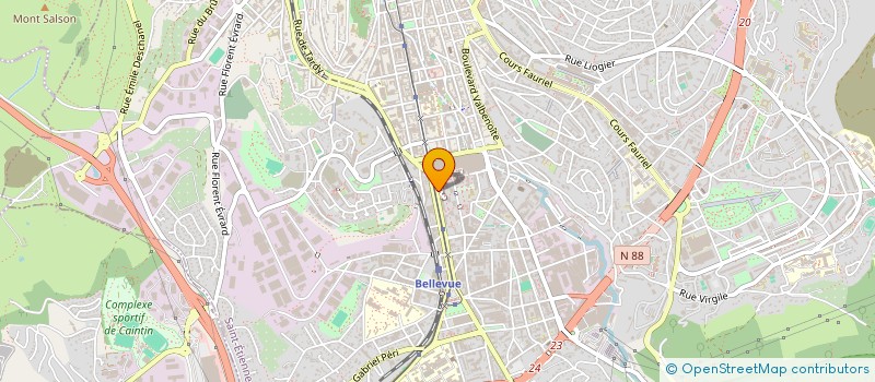 localisation de l'entreprise SERVICES SOCIAUX DES FINANCES à SAINT-ETIENNE