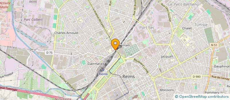 localisation de l'entreprise SERVICES TECHNI INFORMATIQUES CHAMPAGNE à REIMS