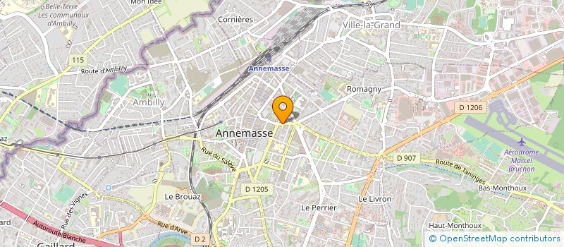 localisation de l'entreprise SERVICES TECHNIQUES AUTOMOBILE SARL  ANNEMASSE