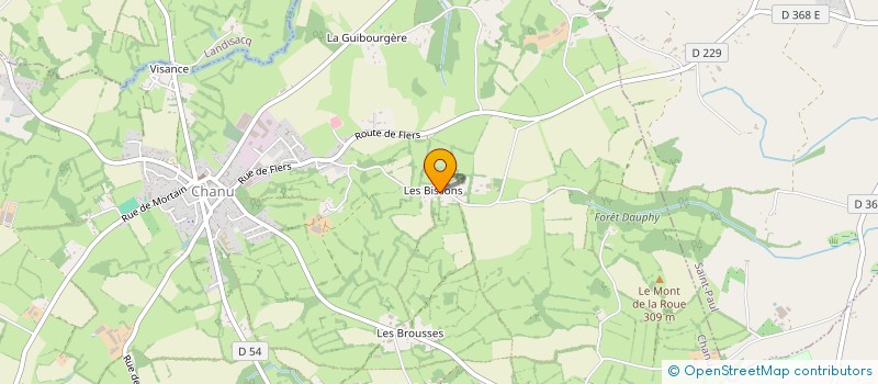 localisation de l'entreprise SERVICES TECHNIQUES AUX SOCIETES à CHANU