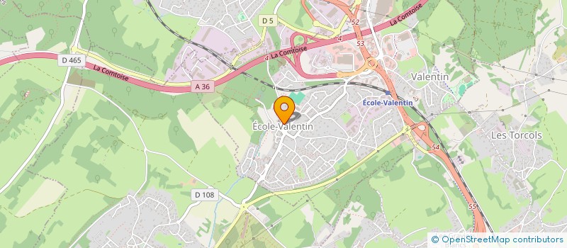 localisation de l'entreprise SERVICES TECHNIQUES ET CONSEILS à ECOLE-VALENTIN