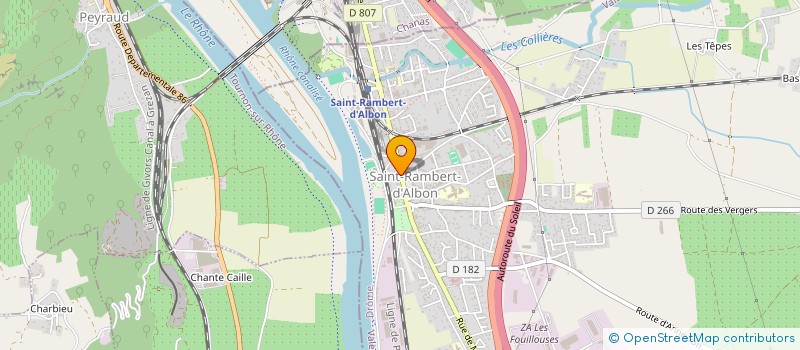 localisation de l'entreprise SERVICES TECHNIQUES PROVIDER à SAINT RAMBERT D'ALBON
