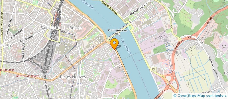 localisation de l'entreprise SERVICES TECHNIQUES SECURITE ASSISTANCE à BEGLES