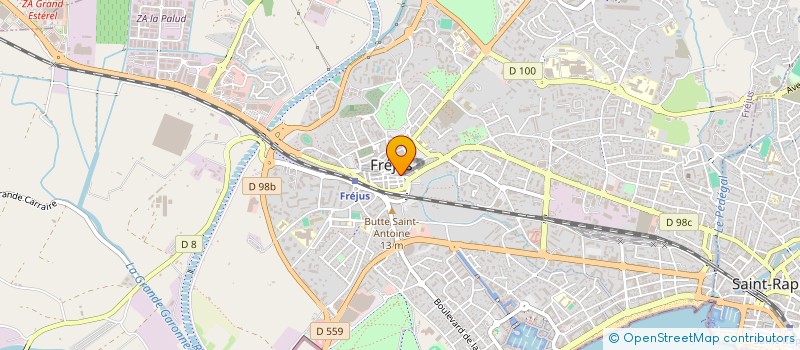 localisation de l'entreprise SERVICES TELECOM à FREJUS