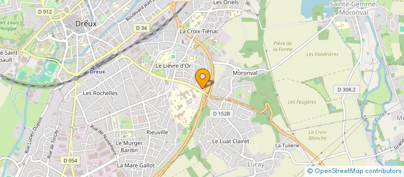 localisation de l'entreprise SERVICES TELECOM à DREUX