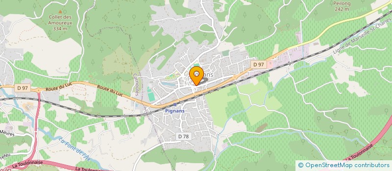 localisation de l'entreprise SERVICES TERANGA  PIGNANS