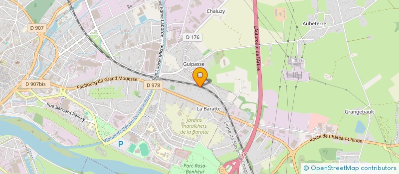 localisation de l'entreprise SERVICES TERRASSEMENTS AUX PARTICULIERS LAPROYE à NEVERS