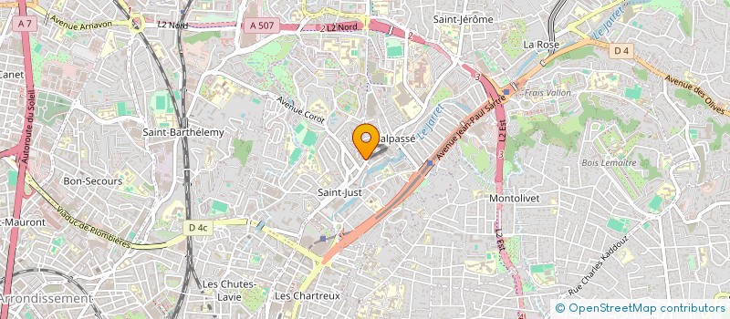 localisation de l'entreprise SERVICES TJ à MARSEILLE