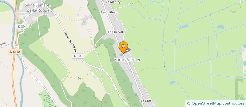 localisation de l'entreprise SERVICES TRACTION AUTOMOBILE DU VIEVRE  STE-OPPORTUNE-LA-MARE