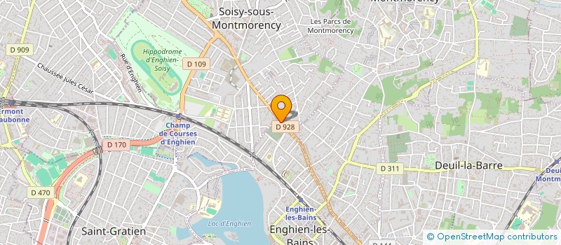 localisation de l'entreprise SERVICES TRANSP INDUSTRIELS LOCATION 95  ENGHIEN-LES-BAINS