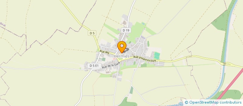 localisation de l'entreprise SERVICES TRANSPORT INTERCOM BERTINCOURT  HERMIES