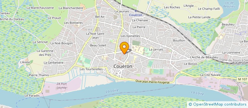 localisation de l'entreprise SERVICES TRANSPORTS à COUERON