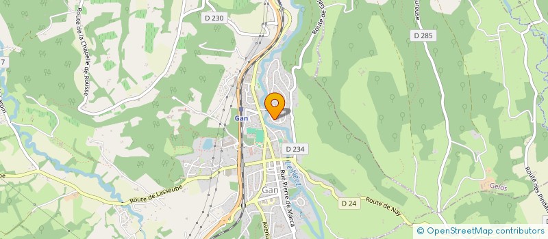 localisation de l'entreprise SERVICES TRANSPORTS PYRENEENS à GAN