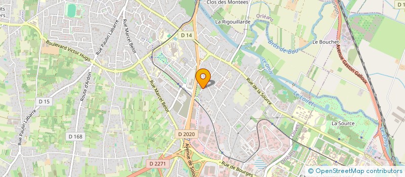 localisation de l'entreprise SERVICES TRANSPORTS ROUTIERE DU CENTRE à OLIVET