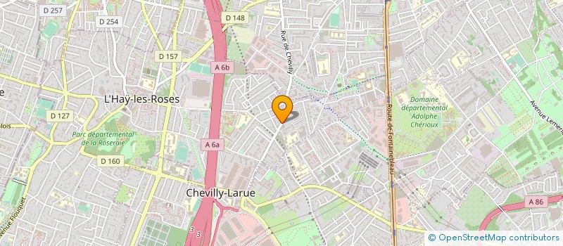 localisation de l'entreprise SERVICES TRAVAUX AUX PARTICULIERS ET PROFESSIONNELS  L'HAY-LES-ROSES