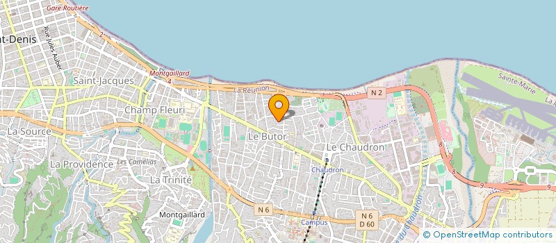 localisation de l'entreprise SERVICES TRAVAUX BATIMENT REUNION SARL  SAINT-DENIS