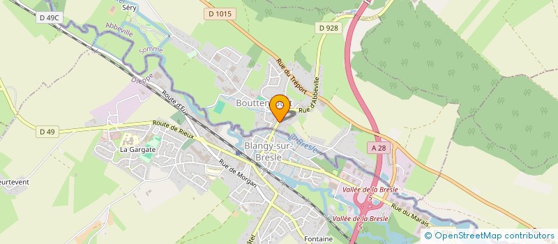 localisation de l'entreprise SERVICES TRAVAUX BATIMENTS à BOUILLANCOURT-EN-SERY