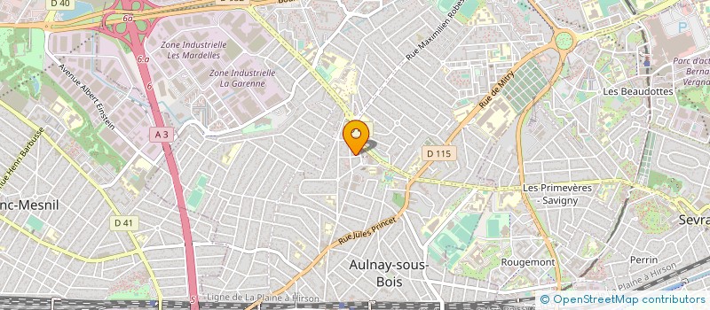 localisation de l'entreprise SERVICES TRAVAUX ISOLATION à AULNAY-SOUS-BOIS