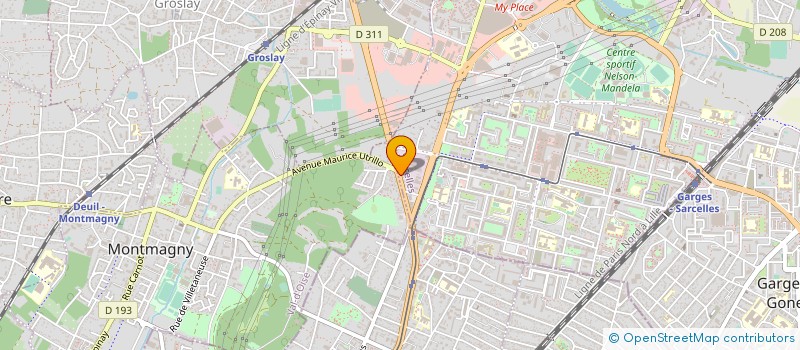 localisation de l'entreprise SERVICES TRAVAUX MARBRERIE à SARCELLES