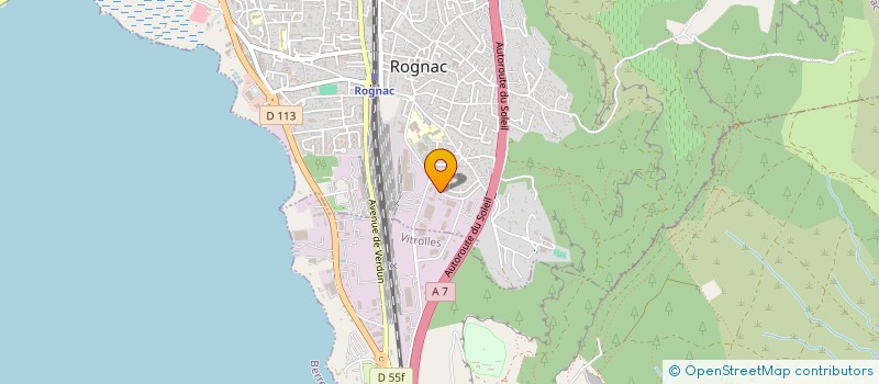 localisation de l'entreprise SERVICES TRAVAUX MEDITERRANEE à ROGNAC