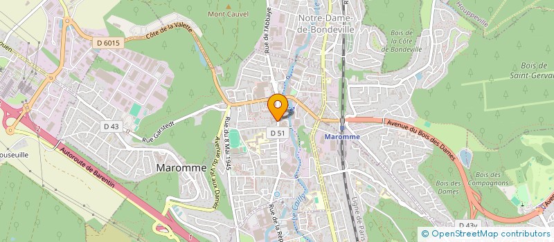 localisation de l'entreprise SERVICES & VEGETAUX  MAROMME