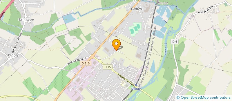 localisation de l'entreprise SERVICES VEHICULES POITEVINS à DISSAY