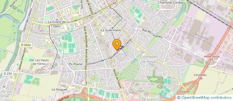 localisation de l'entreprise SERVICES VERTS DU POTAGER à CAEN
