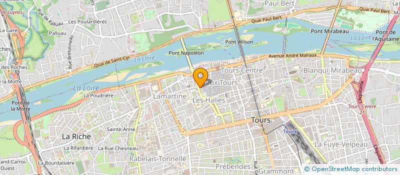 localisation de l'entreprise SERVICES VIDEO ET TELEMATIQUE à TOURS