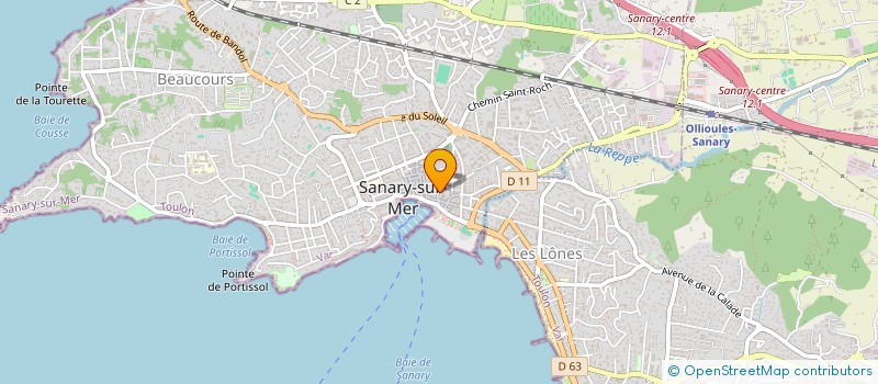 localisation de l'entreprise SERVICES VIVRE MIEUX à SANARY-SUR-MER