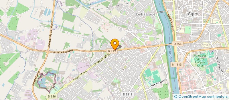 localisation de l'entreprise SERVICES47  LE PASSAGE