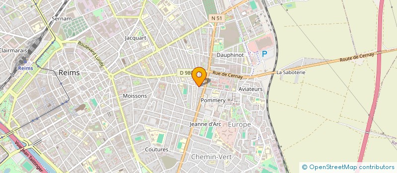 localisation de l'entreprise SERVICESADOM  REIMS