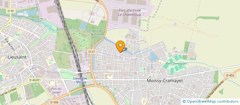 localisation de l'entreprise SERVICESDOTKOM à MOISSY-CRAMAYEL