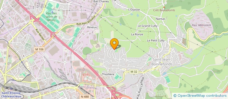 localisation de l'entreprise SERVICIA  SAINT-JEAN-BONNEFONDS