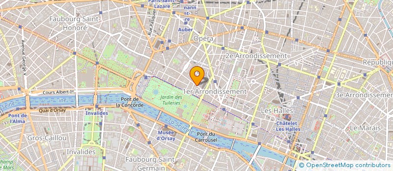 localisation de l'entreprise SERVICIEL à PARIS