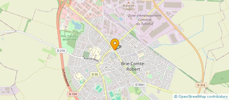 localisation de l'entreprise SERVICINFO à BRIE-COMTE-ROBERT