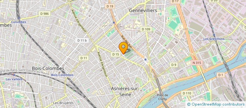 localisation de l'entreprise SERVICIS à ASNIERES-SUR-SEINE