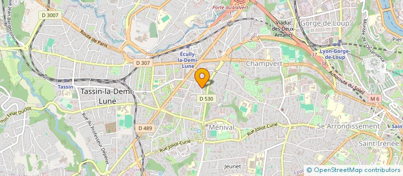 localisation de l'entreprise SERVICIUM  TASSIN-LA-DEMI-LUNE