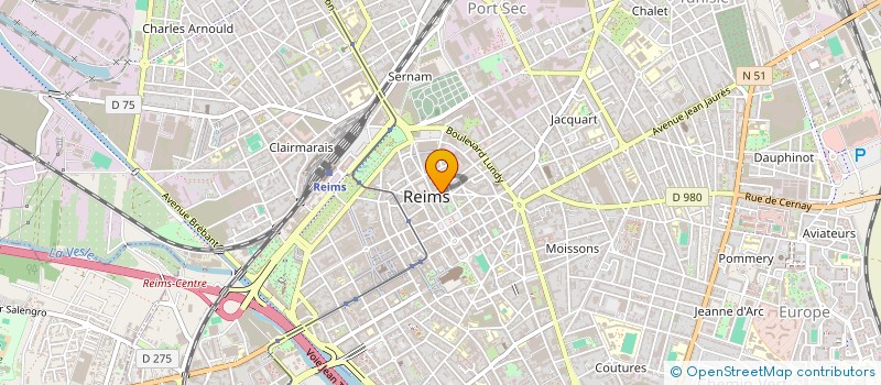 localisation de l'entreprise SERVICO SARL à REIMS