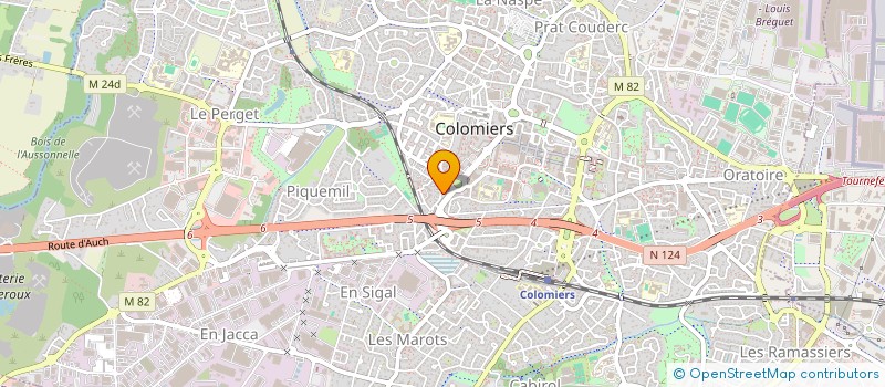 localisation de l'entreprise SERVICOL 31 à COLOMIERS