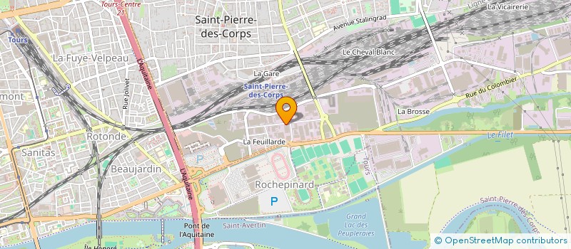 localisation de l'entreprise SERVICOLIS à SAINT-PIERRE-DES-CORPS