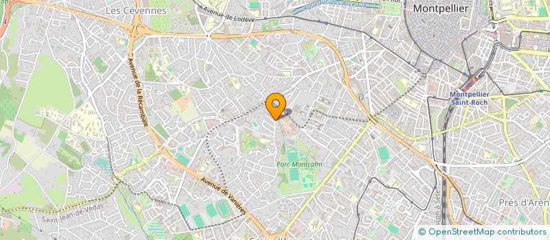 localisation de l'entreprise SERVICOM 34 à MONTPELLIER