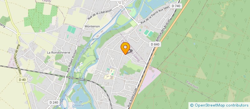 localisation de l'entreprise SERVICOMPACT SARL à CHALETTE-SUR-LOING
